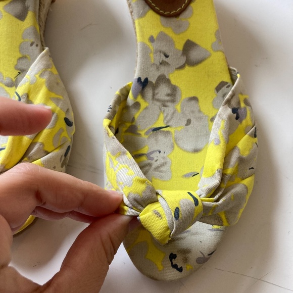 Limon Company Turkish Yellow Floral Espadrilles Shoes 36 - Picture 9 of 10